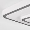 Borin Taklampa LED Grått, Vit, 1-ljuskällor