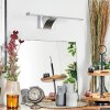 Zaire Spegellampa, Vägglampa LED Krom, Silver, 1-ljuskällor, Rörelsedetektor