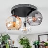 Koyoto Taklampa, kullampa 30 cm Amber, Klart, Rökfärger, 3-ljuskällor