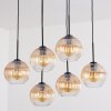 Koyoto Pendellampa, kullampa, Pendelbelysning Amber, Klart, 6-ljuskällor