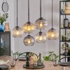 Koyoto Pendellampa, kullampa, Pendelbelysning Amber, Klart, Rökfärger, 6-ljuskällor