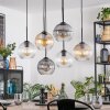 Koyoto Pendellampa, kullampa, Pendelbelysning Amber, Klart, Rökfärger, 6-ljuskällor