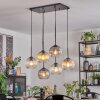 Koyoto Pendellampa, kullampa, Pendelbelysning Amber, Klart, Rökfärger, 6-ljuskällor