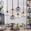 Koyoto Pendellampa, kullampa, Pendelbelysning Amber, Klart, Rökfärger, 6-ljuskällor