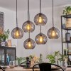 Koyoto Pendellampa, kullampa, Pendelbelysning Rökfärger, 6-ljuskällor