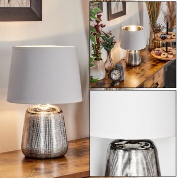 Corcovada Bordslampa Silver, 1-ljuskällor