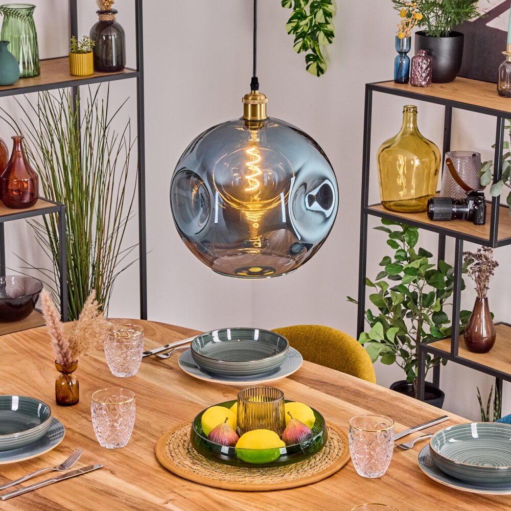 Ripoll Pendellampa, kullampa, Pendelbelysning Guld, 1-ljuskällor main product photo