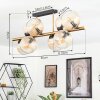 Koyoto Taklampa, kullampa Guld, Svart, 8-ljuskällor