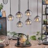 Koyoto Pendellampa, kullampa, Pendelbelysning Klart, Rökfärger, 6-ljuskällor
