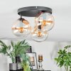 Gastor Taklampa, kullampa 30 cm Amber, Klart, 3-ljuskällor