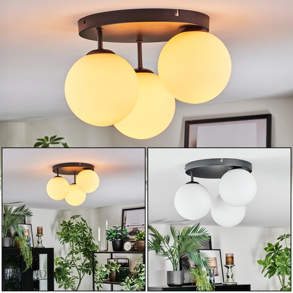 Gastor Taklampa, kullampa Vit, 3-ljuskällor main product photo