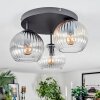 Koyoto Taklampa, kullampa Amber, Klart, Rökfärger, 3-ljuskällor