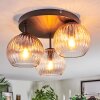 Koyoto Taklampa, kullampa Amber, Klart, Rökfärger, 3-ljuskällor