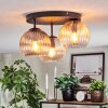 Koyoto Taklampa, kullampa Amber, Klart, Rökfärger, 3-ljuskällor