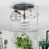 Koyoto Taklampa, kullampa Amber, Klart, Rökfärger, 3-ljuskällor