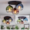 Koyoto Taklampa, kullampa 30 cm Blå, Grön, Klart, Kopparfärg, 3-ljuskällor