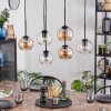 Koyoto Pendellampa, kullampa, Pendelbelysning Amber, Klart, 6-ljuskällor