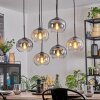 Apedo Pendellampa, kullampa, Pendelbelysning Amber, Klart, Rökfärger, 6-ljuskällor