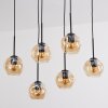 Ripoll Pendellampa, kullampa, Pendelbelysning Amber, 6-ljuskällor