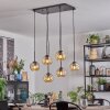 Ripoll Pendellampa, kullampa, Pendelbelysning Amber, 6-ljuskällor