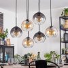 Koyoto Pendellampa, kullampa, Pendelbelysning Amber, Klart, Rökfärger, 6-ljuskällor