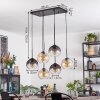 Koyoto Pendellampa, kullampa, Pendelbelysning Amber, Klart, Rökfärger, 6-ljuskällor