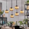 Koyoto Pendellampa, kullampa, Pendelbelysning Amber, 6-ljuskällor