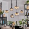 Koyoto Pendellampa, kullampa, Pendelbelysning Amber, Klart, Rökfärger, 6-ljuskällor