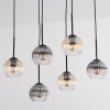 Koyoto Pendellampa, kullampa, Pendelbelysning Amber, Klart, Rökfärger, 6-ljuskällor