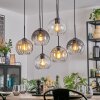 Koyoto Pendellampa, kullampa, Pendelbelysning Amber, Klart, Rökfärger, 6-ljuskällor