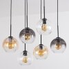 Koyoto Pendellampa, kullampa, Pendelbelysning Amber, Klart, Rökfärger, 6-ljuskällor