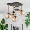 Koyoto Taklampa, kullampa Guld, Svart, 5-ljuskällor