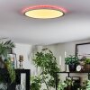 Zuren Taklampa, Panel LED Vit, 1-ljuskällor, Färgväxlare