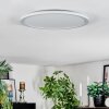 Zuren Taklampa, Panel LED Vit, 1-ljuskällor, Färgväxlare