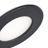 Ramek Taklampa, Infälld lampa LED Svart, 3-ljuskällor