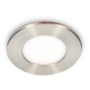 Ramek Taklampa, Infälld lampa LED Nickel matt, 3-ljuskällor