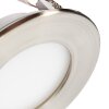 Ramek Taklampa, Infälld lampa LED Nickel matt, 3-ljuskällor