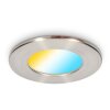 Ramek Taklampa, Infälld lampa LED Nickel matt, 3-ljuskällor