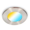 Ramek Taklampa, Infälld lampa LED Nickel matt, 3-ljuskällor