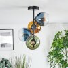 Koyoto Taklampa, kullampa 31 cm Blå, Guld, Grön, Klart, 4-ljuskällor