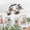 Koyoto Taklampa, kullampa Guld, Svart, 8-ljuskällor