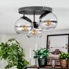 Koyoto Taklampa, kullampa Krom, Klart, Rökfärger, 3-ljuskällor