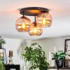 Koyoto Taklampa, kullampa Amber, 3-ljuskällor