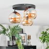 Koyoto Taklampa, kullampa Amber, 3-ljuskällor
