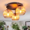 Koyoto Taklampa, kullampa Amber, 3-ljuskällor