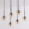 Koyoto Pendellampa, kullampa, Pendelbelysning Amber, Klart, 6-ljuskällor
