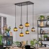 Koyoto Pendellampa, kullampa, Pendelbelysning Blå, Guld, Kopparfärg, 6-ljuskällor