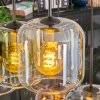 Lauden Pendellampa, Pendelbelysning Amber, Blå, Grön, Klart, Kopparfärg, 6-ljuskällor