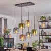 Lauden Pendellampa, Pendelbelysning Amber, Blå, Grön, Klart, Kopparfärg, 6-ljuskällor