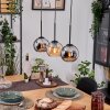 Koyoto Pendellampa, kullampa, Pendelbelysning Naturfärger, Svart, 3-ljuskällor